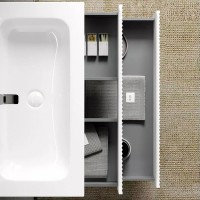 Тумба под раковину Sancos Snob R 80 SNR80W подвесная Bianco МДФ / ЛДСП
