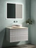 Тумба под раковину Sancos Snob R 80 SNR80W подвесная Bianco МДФ / ЛДСП