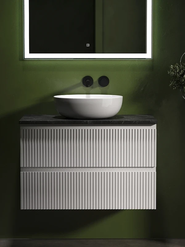 Тумба под раковину Sancos Snob R 80 SNR80W подвесная Bianco МДФ / ЛДСП