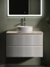 Тумба под раковину Sancos Snob R 80 SNR80W подвесная Bianco МДФ / ЛДСП