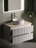 Тумба под раковину Sancos Snob R 80 SNR80W подвесная Bianco МДФ / ЛДСП