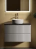 Тумба под раковину Sancos Snob R 80 SNR80W подвесная Bianco МДФ / ЛДСП