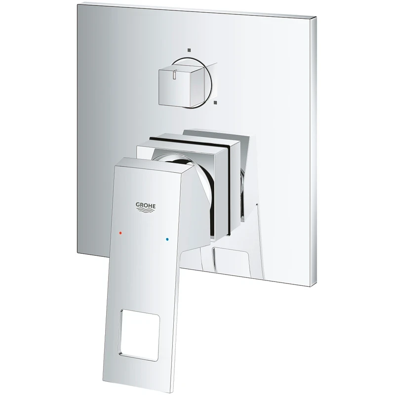 Смеситель для душа Grohe Eurocube 24094000 Хром латунь встраиваемый