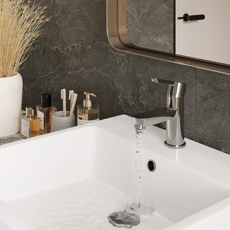 Смеситель для раковины Laparet Legna Plus N3014602LPT Хром латунь
