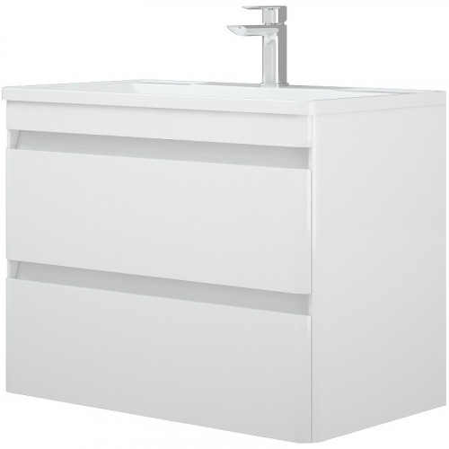 Тумба под раковину Corozo Алабама Z2 80 SD-00000569 подвесная Белая МДФ / ЛДСП