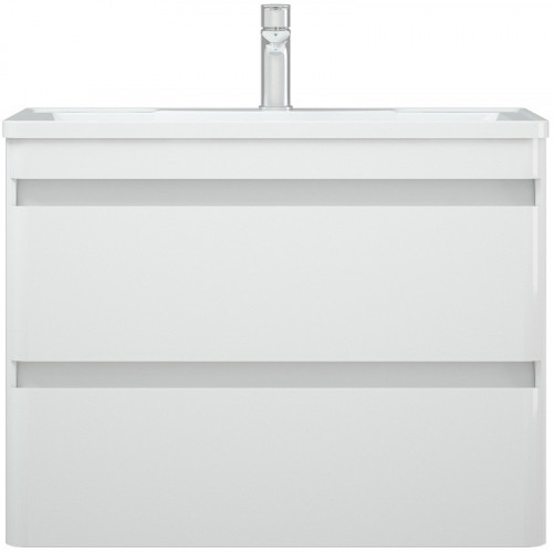 Тумба под раковину Corozo Алабама Z2 80 SD-00000569 подвесная Белая МДФ / ЛДСП