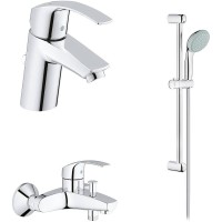 Комплект смесителей Grohe Eurosmart 124446 Хром латунь