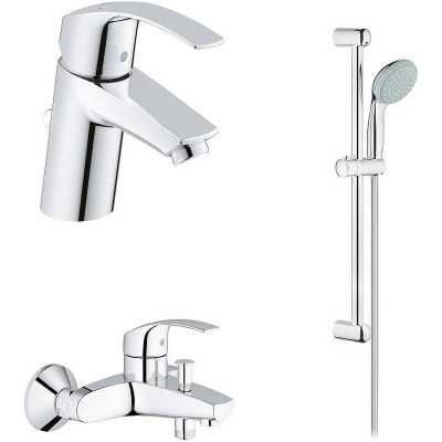 Комплект смесителей Grohe Eurosmart 124446 Хром латунь