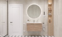 Тумба под раковину Velvex Pulsus 100 tp.PUL.PUL.100.1Y подвесная Дуб сонома