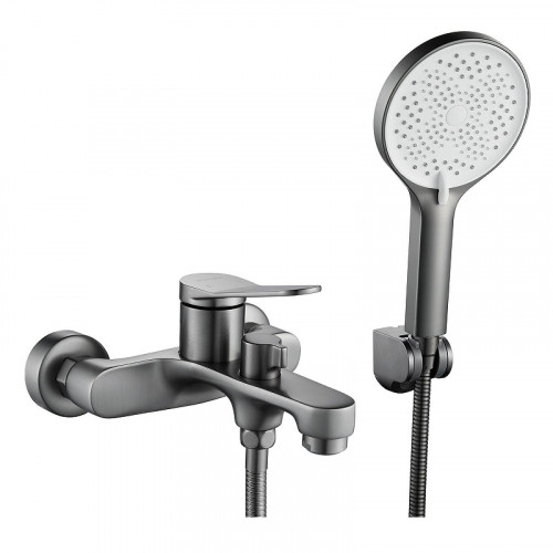 Смеситель для ванны Shevanik S6202T цвет Оружейная сталь