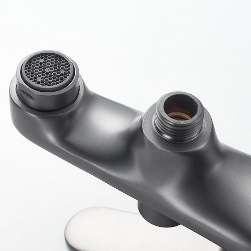 Смеситель для ванны Shevanik S6202T цвет Оружейная сталь