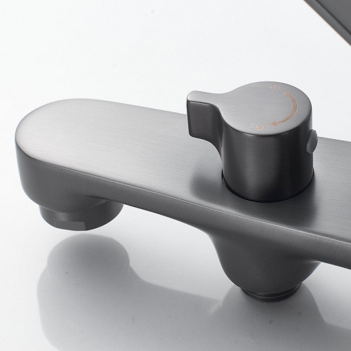 Смеситель для ванны Shevanik S6202T цвет Оружейная сталь