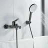 Смеситель для ванны Shevanik S6202T цвет Оружейная сталь