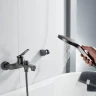 Смеситель для ванны Shevanik S6202T цвет Оружейная сталь