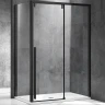 Душевой уголок Vincea Lugano 140х100 VSR-1L1014CLB-1 профиль Черный стекло прозрачное