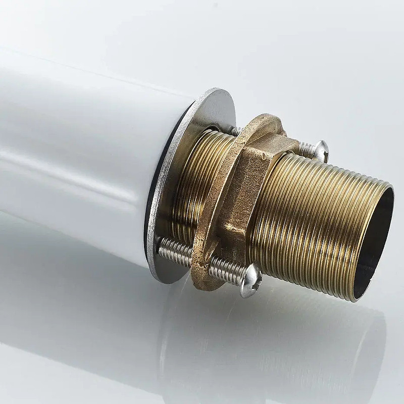 Смеситель для раковины Shevanik S9801F цвет Белый Хром