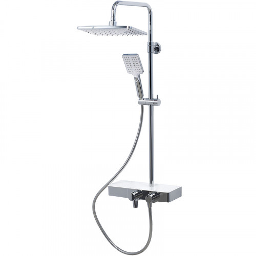 Душевая система WasserKRAFT Thermo A11301 с термостатом Хром латунь на стену