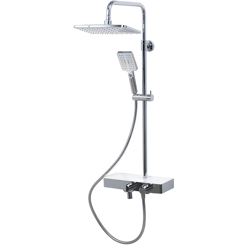 Душевая система WasserKRAFT Thermo A11301 с термостатом Хром латунь на стену