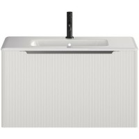 Тумба под раковину Creto Luna 80 17-IV80R подвесная Ivory МДФ / ЛДСП