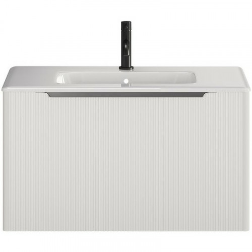 Тумба под раковину Creto Luna 80 17-IV80R подвесная Ivory МДФ / ЛДСП