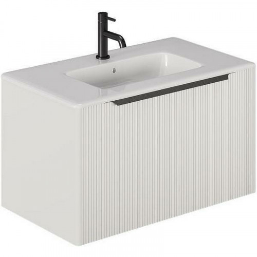 Тумба под раковину Creto Luna 80 17-IV80R подвесная Ivory МДФ / ЛДСП