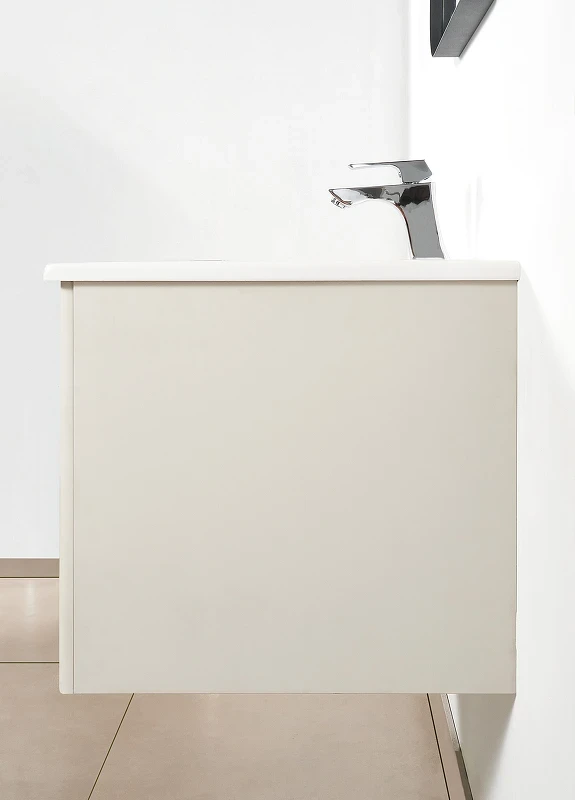 Тумба под раковину Creto Luna 80 17-IV80R подвесная Ivory МДФ / ЛДСП