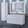 Тумба с раковиной Uperwood Next Premium 100 3930205173 подвесная цвет Белый матовый