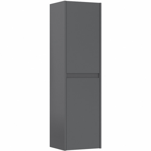 Шкаф пенал Orka Lisbon 40 3001191 подвесной Серый матовый МДФ / ЛДСП