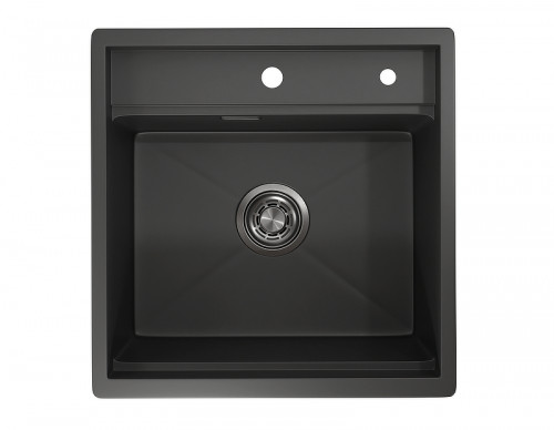 Кухонная мойка Granula Kitchen Space 50 5051 цвет Черный матовый
