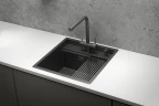 Кухонная мойка Granula Kitchen Space 50 5051 цвет Черный матовый