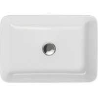 Раковина-чаша Cersanit Crea 50 Rectangular 64755 Белая фарфор накладная