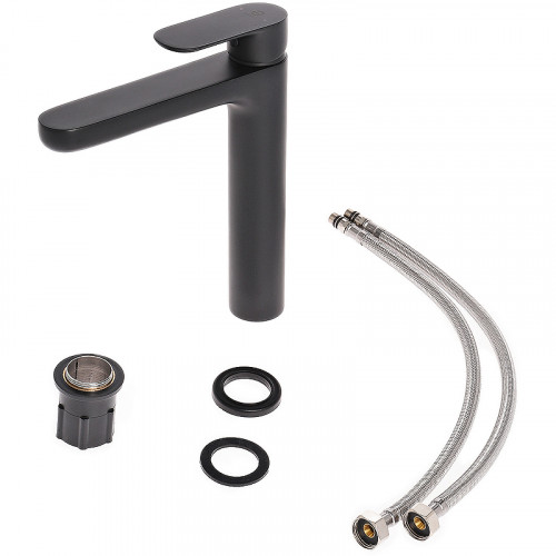 Смеситель для раковины Agger Gorgeous A0212144 Черный матовый латунь