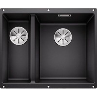 Кухонная мойка Blanco Subline 340/160-U R 523558 Антрацит искусственный камень (литьевой мрамор) встраиваемый