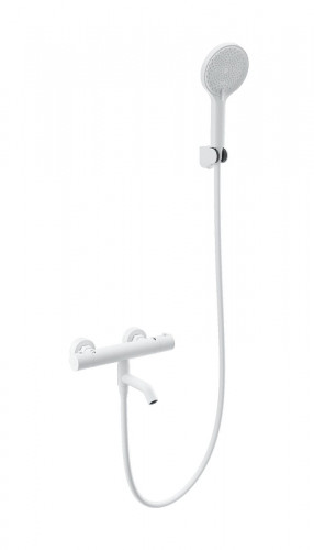 Смеситель для ванны Wonzon & Woghand Inn WW-B2065-A1-MW с термостатом цвет Белый матовый