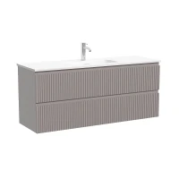 Тумба под раковину Sancos Snob R 120 SNR120/39SM подвесная цвет Doha Soft