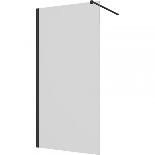 Душевая перегородка Ambassador Walk-in 120х200 15031112 профиль Черный стекло прозрачное