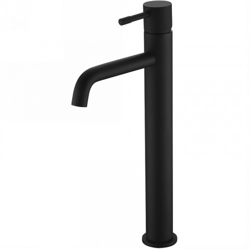 Смеситель для раковины Boheme Uno 462-B Черный матовый латунь