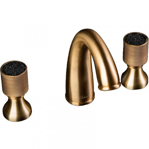 Смеситель для раковины Boheme Royal Cristal 317-Royal/CRSTblack Бронза латунь