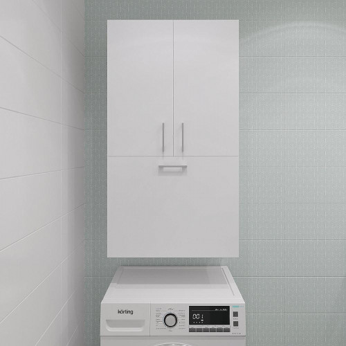 Подвесной шкаф DIWO Суздаль 60 над стиральной машиной цвет Белый