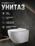 Унитаз с инсталляцией Agger ATI09150L+APB255 цвет Белый с сиденьем Микролифт и клавишей смыва цвет Оружейная сталь