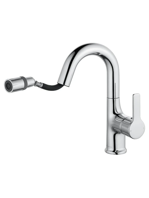Смеситель для раковины Wonzon & Woghand WW-FE01L212-CR цвет Хром