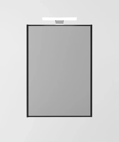 Зеркальный шкаф Aquaton Амели 60 L 1A262802AE820 с подсветкой цвет Антрацит