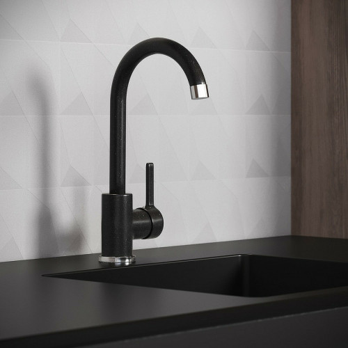 Смеситель для кухни Aringa Вико AR02018BL Черный латунь