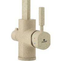 Смеситель для кухни Kaiser Decor 40144-16 Песочный мрамор латунь