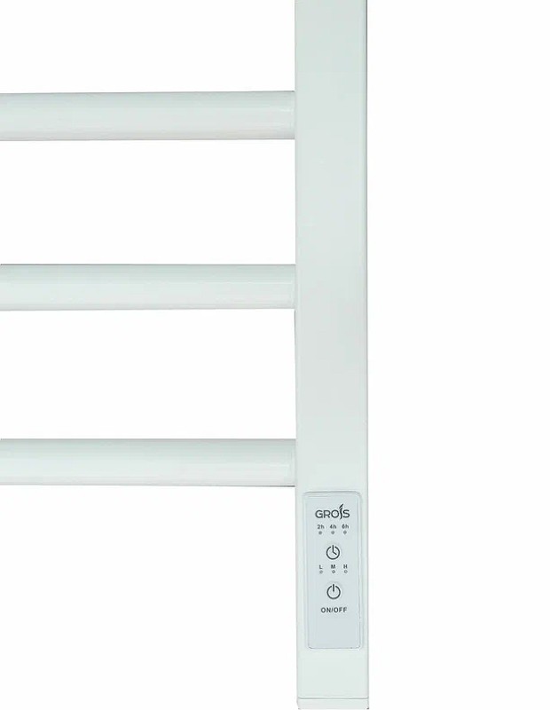 Электрический полотенцесушитель Grois Nex GR-112 30/80 П8 9016 U Белый матовый