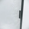 Душевой уголок Grossman Style 100x100 L 120.K33.05.1010.21.02 профиль Черный матовый стекло шиншилла