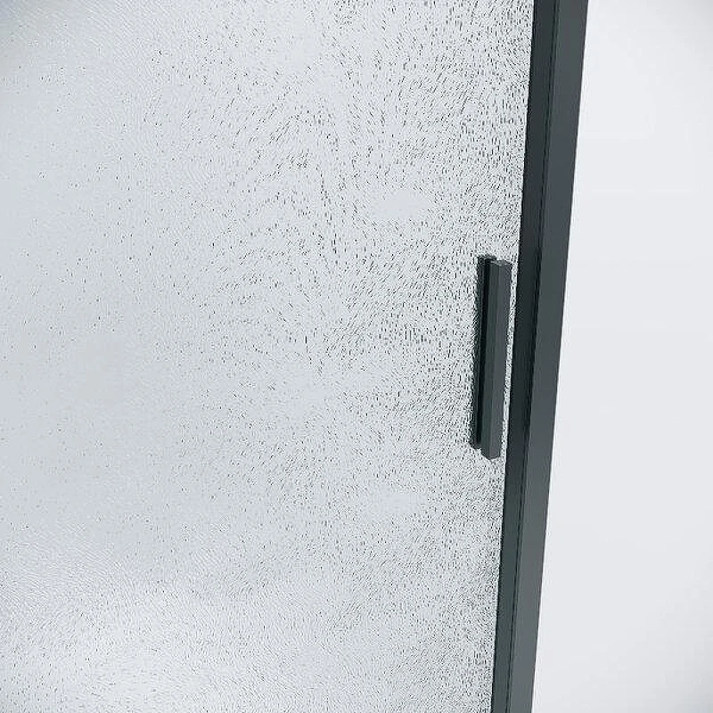 Душевой уголок Grossman Style 100x100 L 120.K33.05.1010.21.02 профиль Черный матовый стекло шиншилла