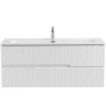 Тумба под раковину Cezares Duet-N 120 DUET-N-1200-2C-SO-BL подвесная Bianco Lucido МДФ / ЛДСП