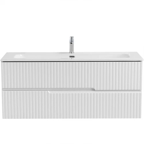 Тумба под раковину Cezares Duet-N 120 DUET-N-1200-2C-SO-BL подвесная Bianco Lucido МДФ / ЛДСП