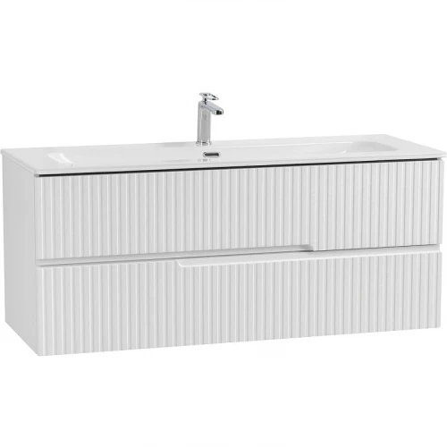 Тумба под раковину Cezares Duet-N 120 DUET-N-1200-2C-SO-BL подвесная Bianco Lucido МДФ / ЛДСП
